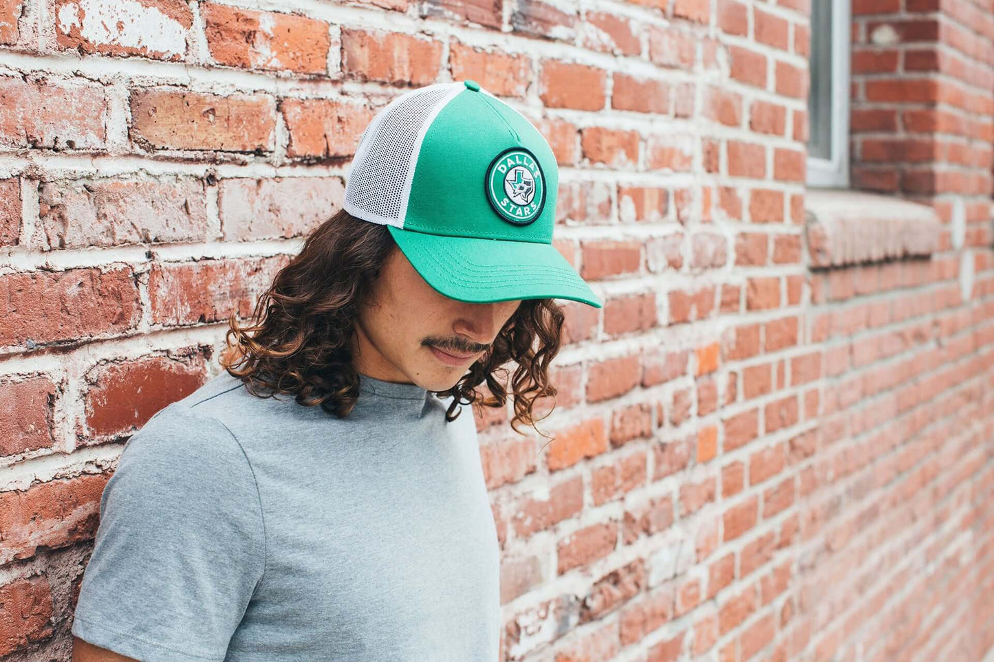 Dallas Stars Hats: Greenwich Green Snapback Trucker Hat | NHL Side