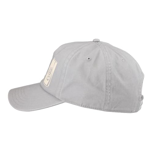 AMERICAN NEEDLE Unisex Diet Coke Walker Adjustable Snapback Baseball Hat, Light Grey (25002A-DCOKE-LGRY)