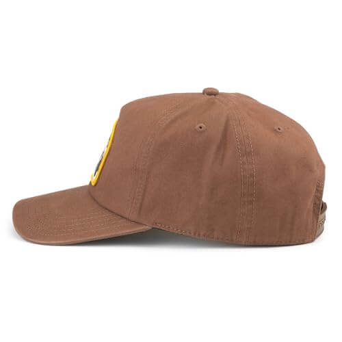 AMERICAN NEEDLE Smokey The Bear Canvas Roscoe Snapback Baseball Hat, Brown (24009A-SMOKEY-BRN)