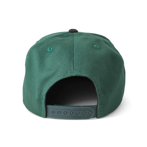 AMERICAN NEEDLE Officially Licensed NHL Dallas Stars Team Hat, Embroidered Logo, Flat Brim, Snapback Green/Black