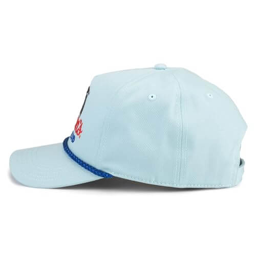 AMERICAN NEEDLE Hamm's Beer Golf Club Roscoe Adjustable Snapback Baseball Hat, Ruisseau (23008A-HAMMS-RUI)
