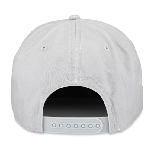 AMERICAN NEEDLE Unisex Miller Genuine Draft Walker Adjustable Snapback Baseball Hat (25002A-MGD-LGRY)