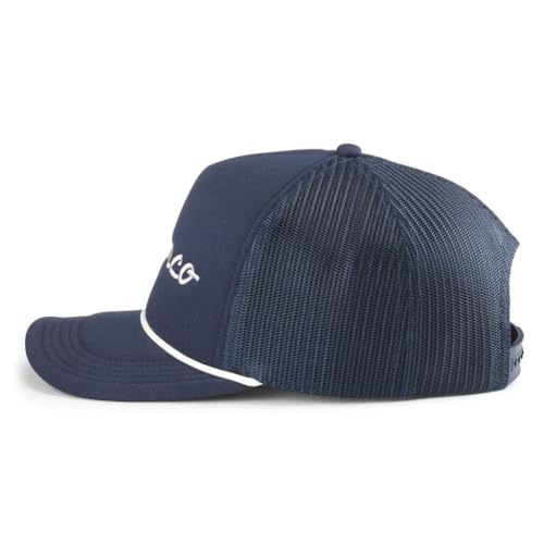 AMERICAN NEEDLE Unisex Bronco Foamy Roscoe Adjustable Snapback Baseball Hat (24007A-BRONCO-NAVY)