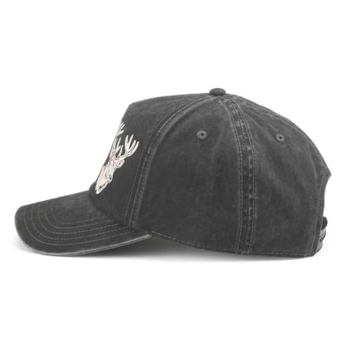 AMERICAN NEEDLE Unisex Rainier Beer Mallard Foamy Adjustable Snapback Baseball Hat (25002A-RAINIER-BLK)