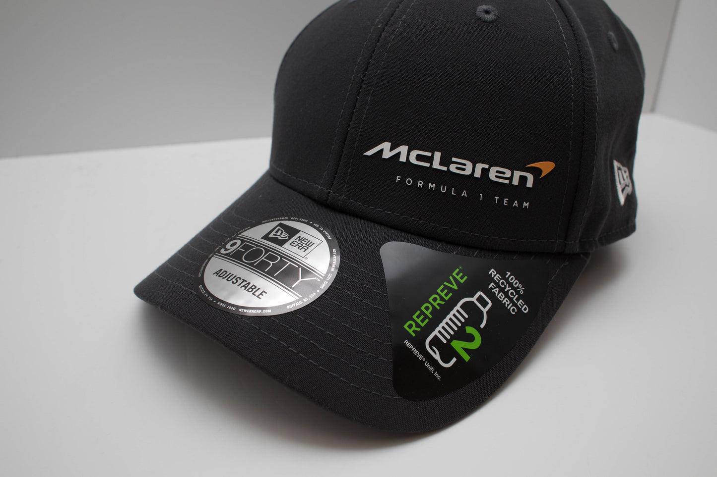 New Era McLaren F1 Dark Grey Snapback Baseball Hat