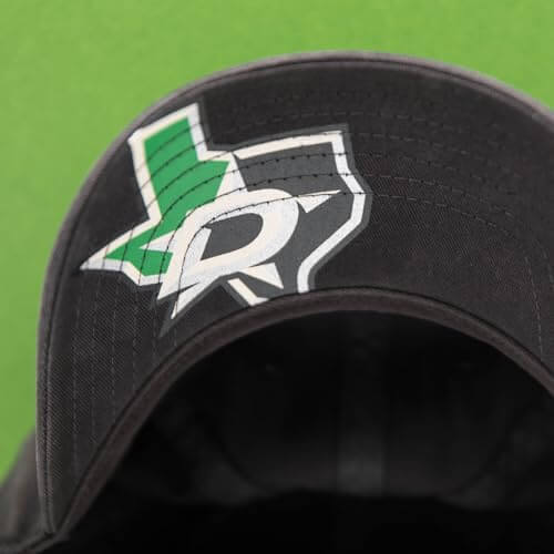 AMERICAN NEEDLE NHL Dallas Stars Hockey Team New Raglan Adjustable Baseball Hat, Black (36672B-DS-BLK)