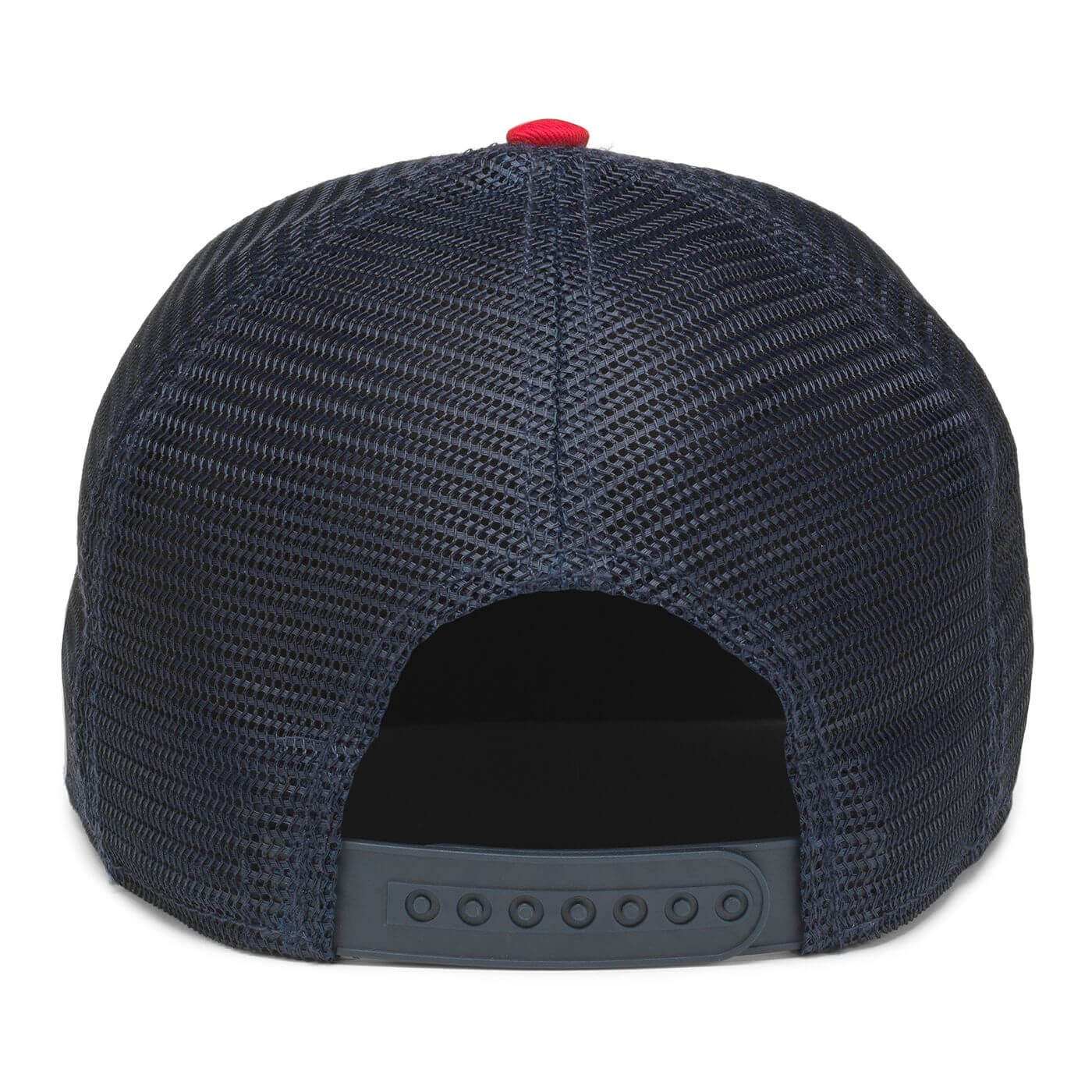 Florida Panthers Hats: Red/White/Navy Snapback Trucker Hat - Back