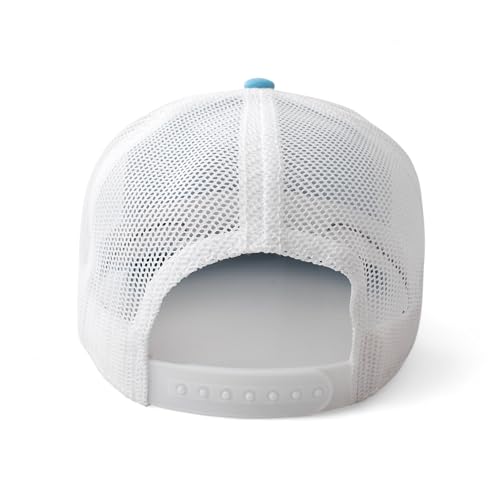 AMERICAN NEEDLE Officially Licensed Ford Bronco Valin Adjustable Trucker Hat White Ruisseau Blue