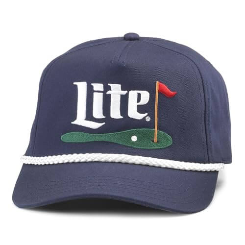 Miller Lite Golf Adjustable Rope Hat