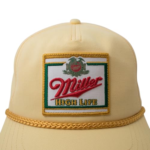 AMERICAN NEEDLE Miller High Life Beer Adjustable Snapback Baseball Hat (23008B-MHL-WHKL)