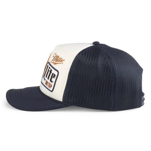 AMERICAN NEEDLE Unisex Miller Lite Beer Roscoe Iconic Foamy Adjustable Snapback Baseball Hat