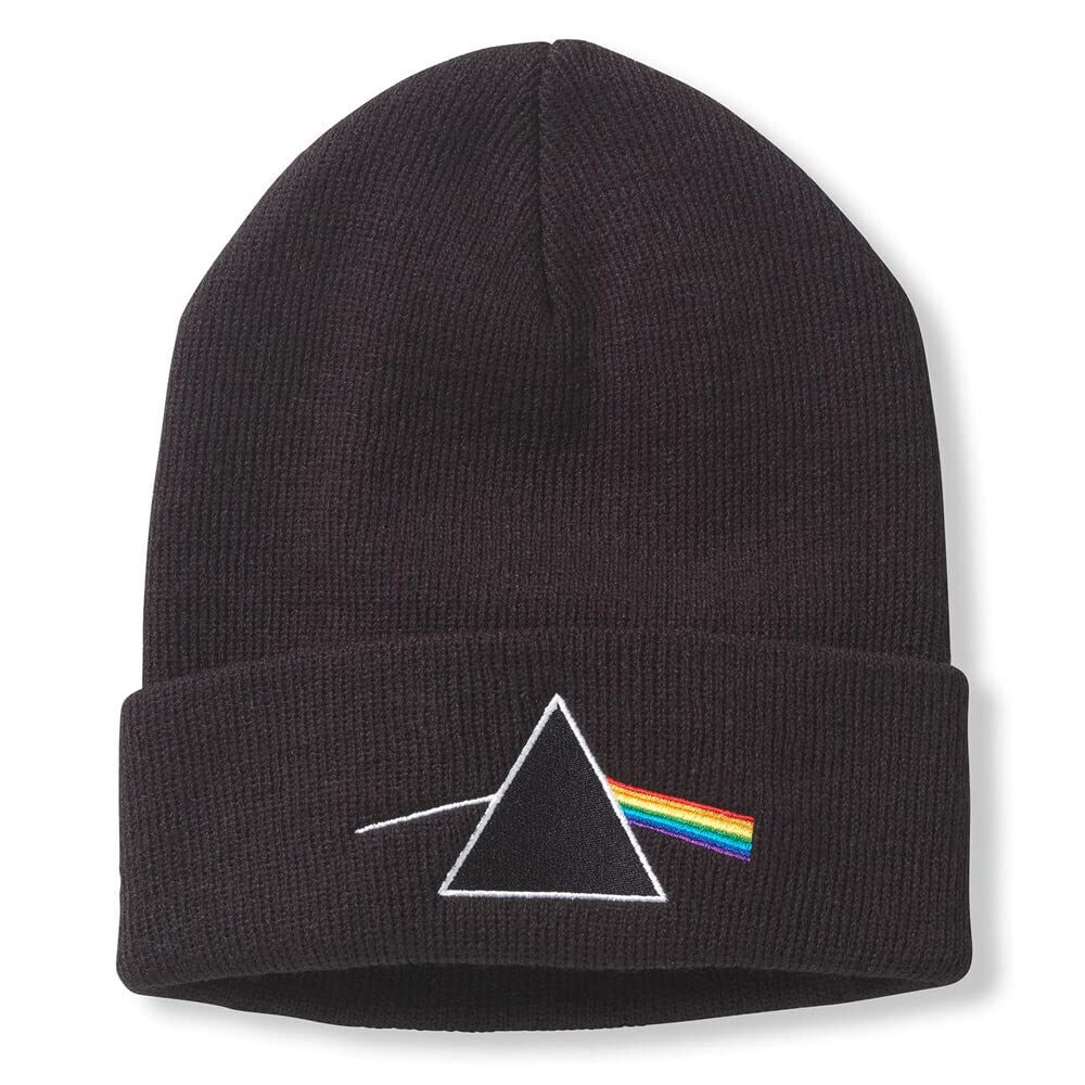 AMERICAN NEEDLE Pink Floyd Dark Side of The Moon Album Logo Cuffed Knit Beanie