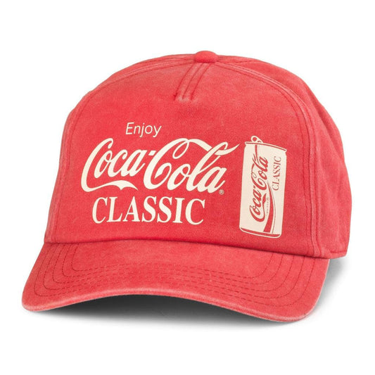 AMERICAN NEEDLE Unisex Coke Coca Cola Walker Adjustable Snapback Baseball Hat (25002A-COKE-RED)