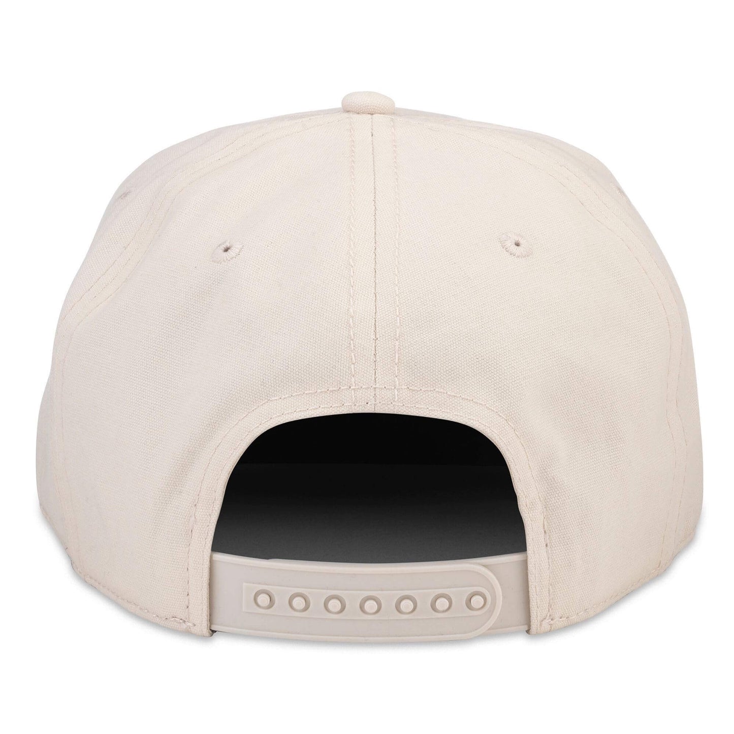 AMERICAN NEEDLE Pabst Blue Ribbon Canvas Cappy Adjustable Snapback Baseball Hat, Ivory (23005A-PBC-IVOR)