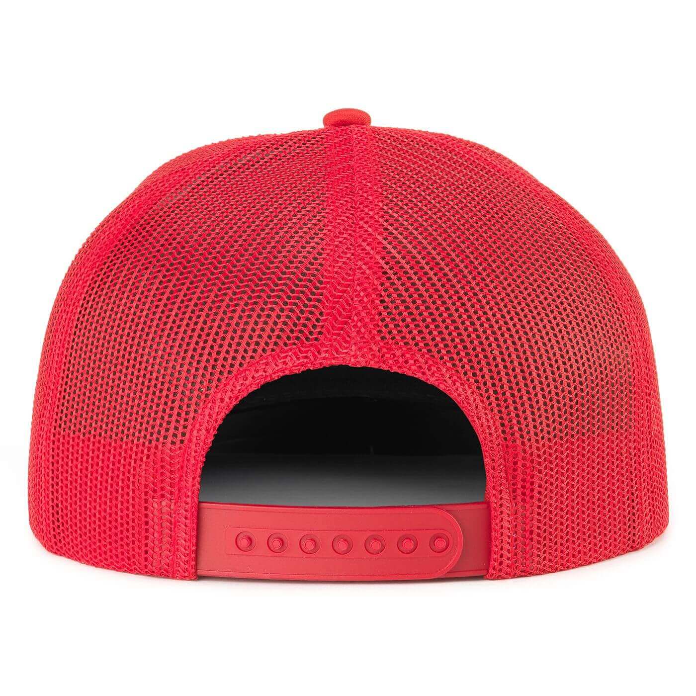 Coors Racing Hat: Red/White/Gold Snapback Foam Trucker Hat | Beer Brands back