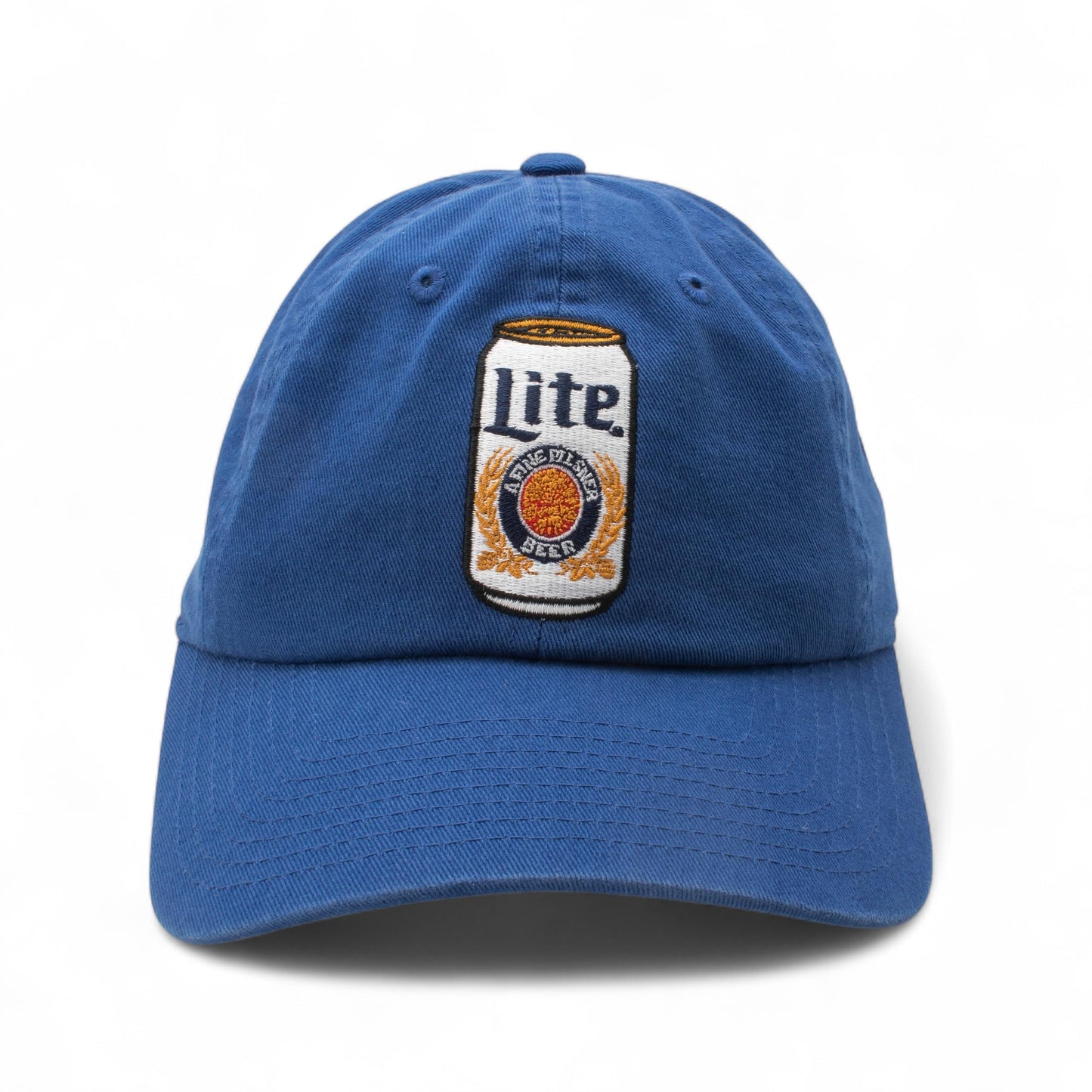 AMERICAN NEEDLE Officially Licensed Beer Me Adjustable Snapback Baseball Hat, Miller Lite Beer Can Cap, Authentic