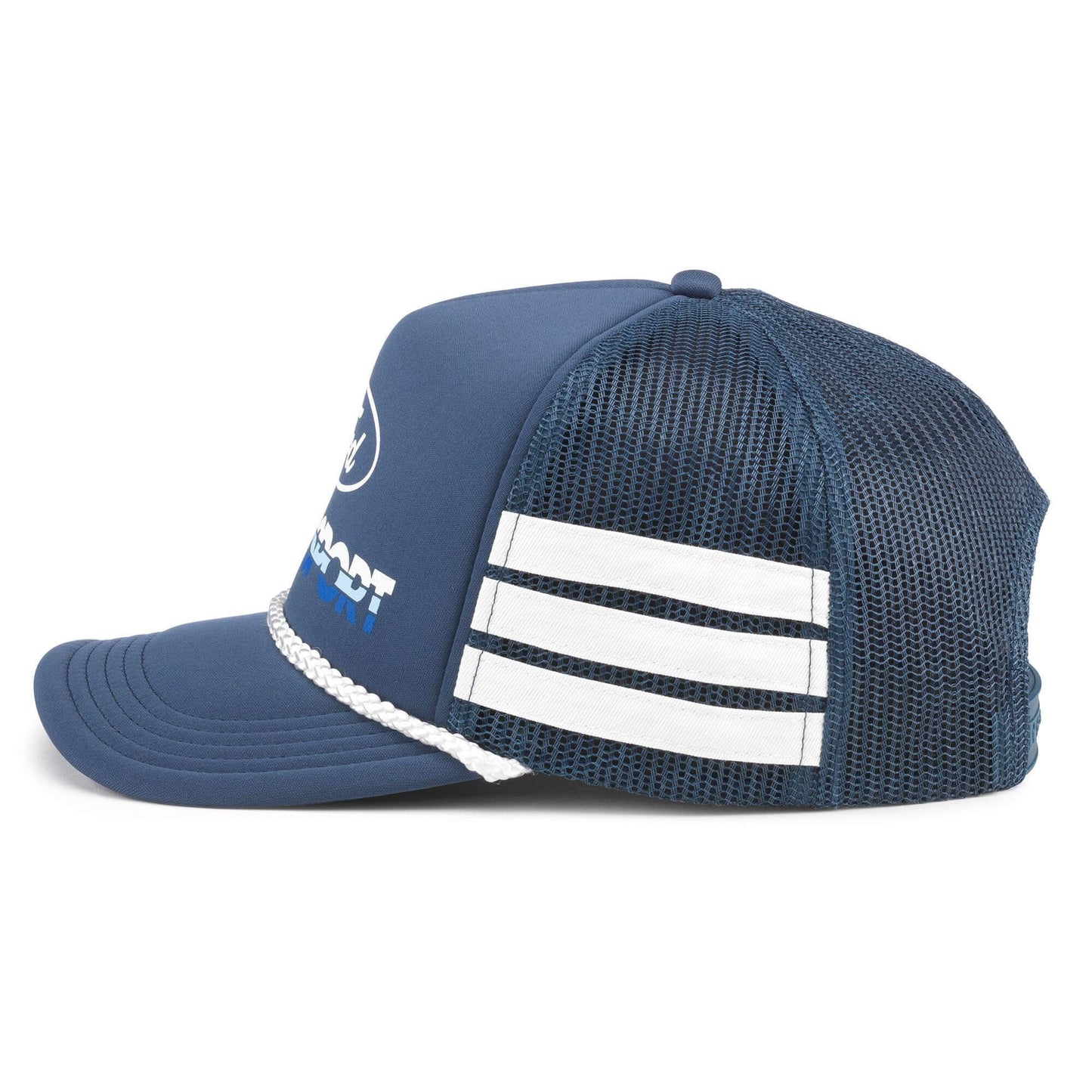 AMERICAN NEEDLE Ford Talladega Adjustable Snapback Baseball Hat, Navy (24003A-FORD-NAVY)