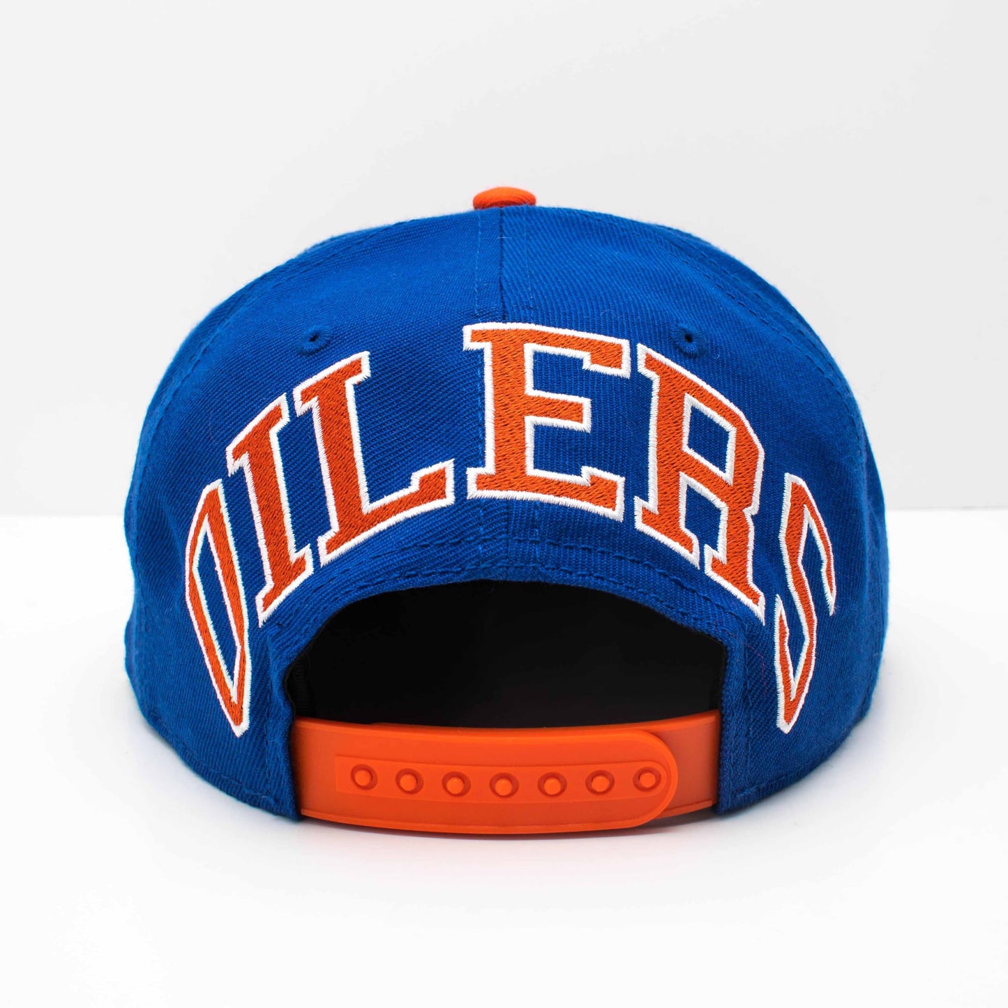 AMERICAN NEEDLE OFFICIALLLY Licensed NHL Block Letter Snapback Cap, Edmonton Oilers Hockey HAT, Authentic, New