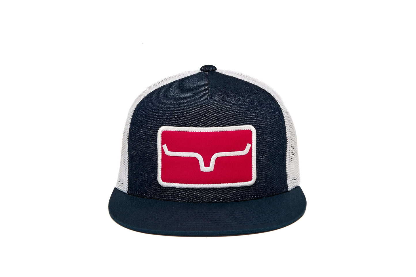Kimes Ranch Hats: Banner Ventilated Hat | Denim Front