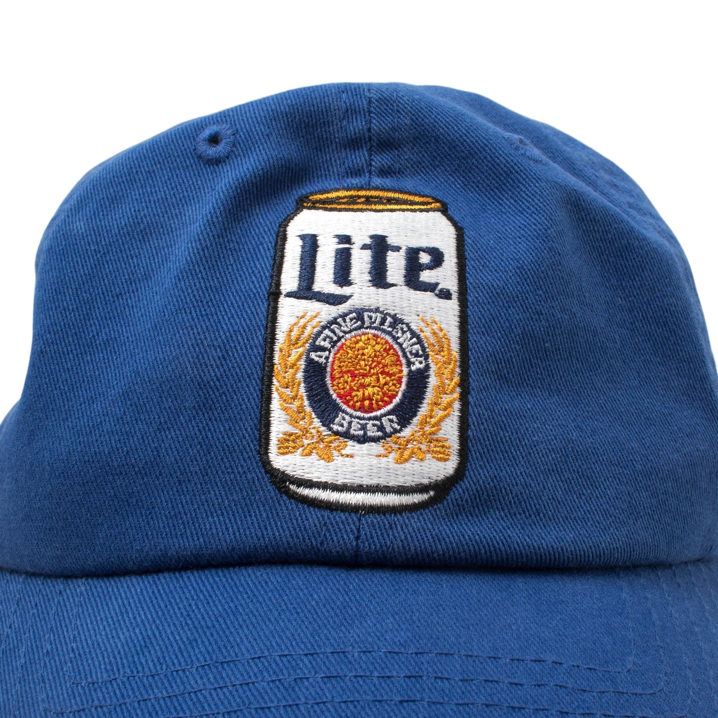 AMERICAN NEEDLE Officially Licensed Beer Me Adjustable Snapback Baseball Hat, Miller Lite Beer Can Cap, Authentic