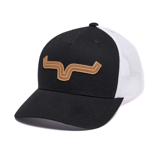 Kimes Ranch Hats: Roped LP Trucker Hat | Black