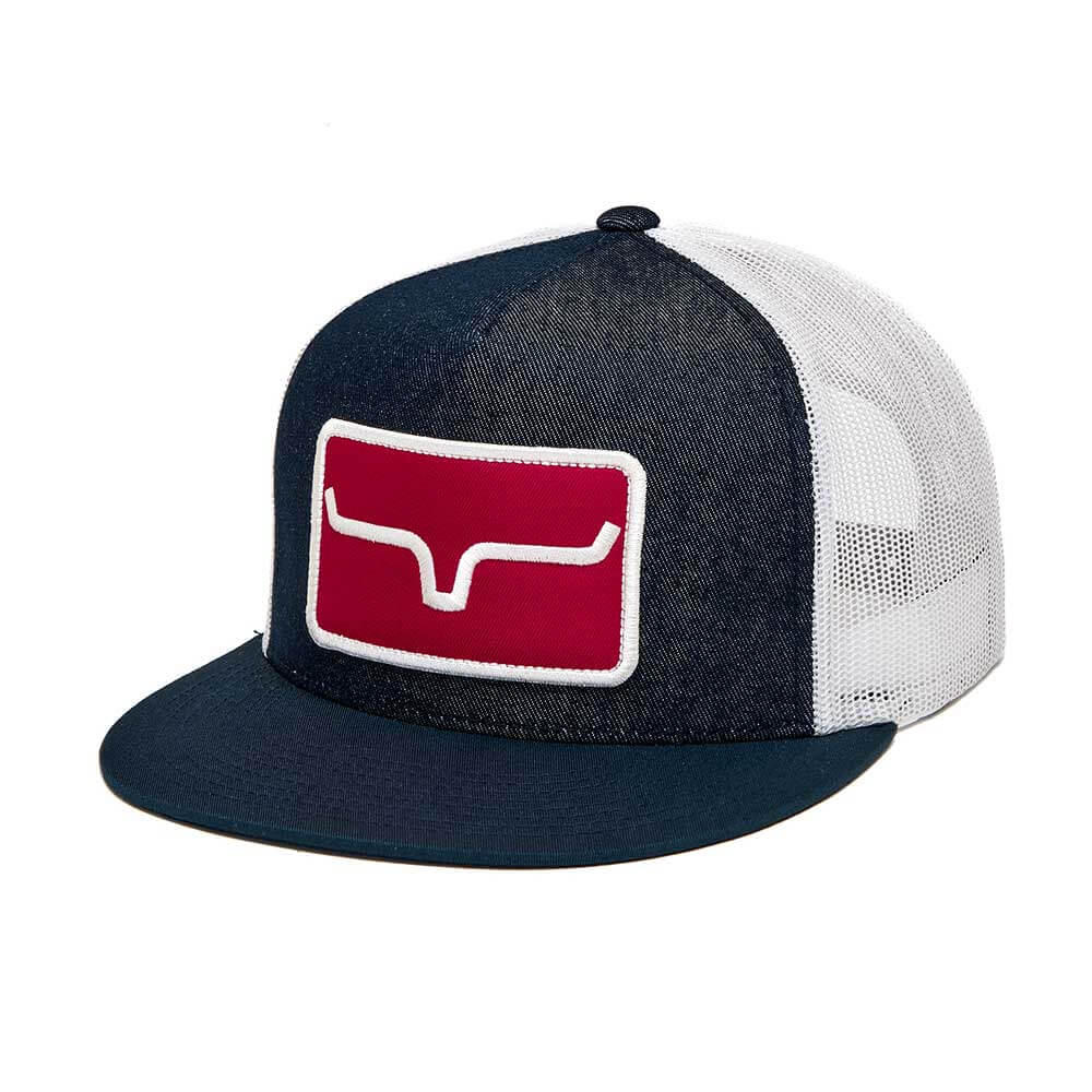 Kimes Ranch Hats: Banner Ventilated Hat | Denim