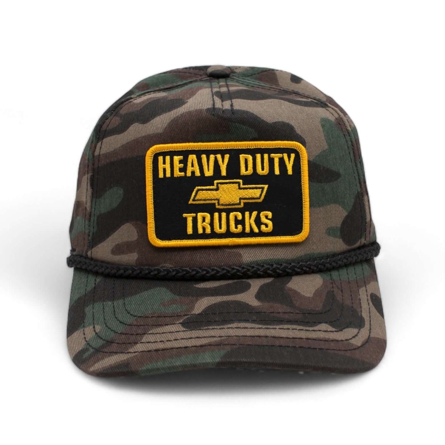 AMERICAN NEEDLE Chevrolet Roscoe Snapback Hat, Chevy Trucks, Rope, Camoflag, Adjustable, New