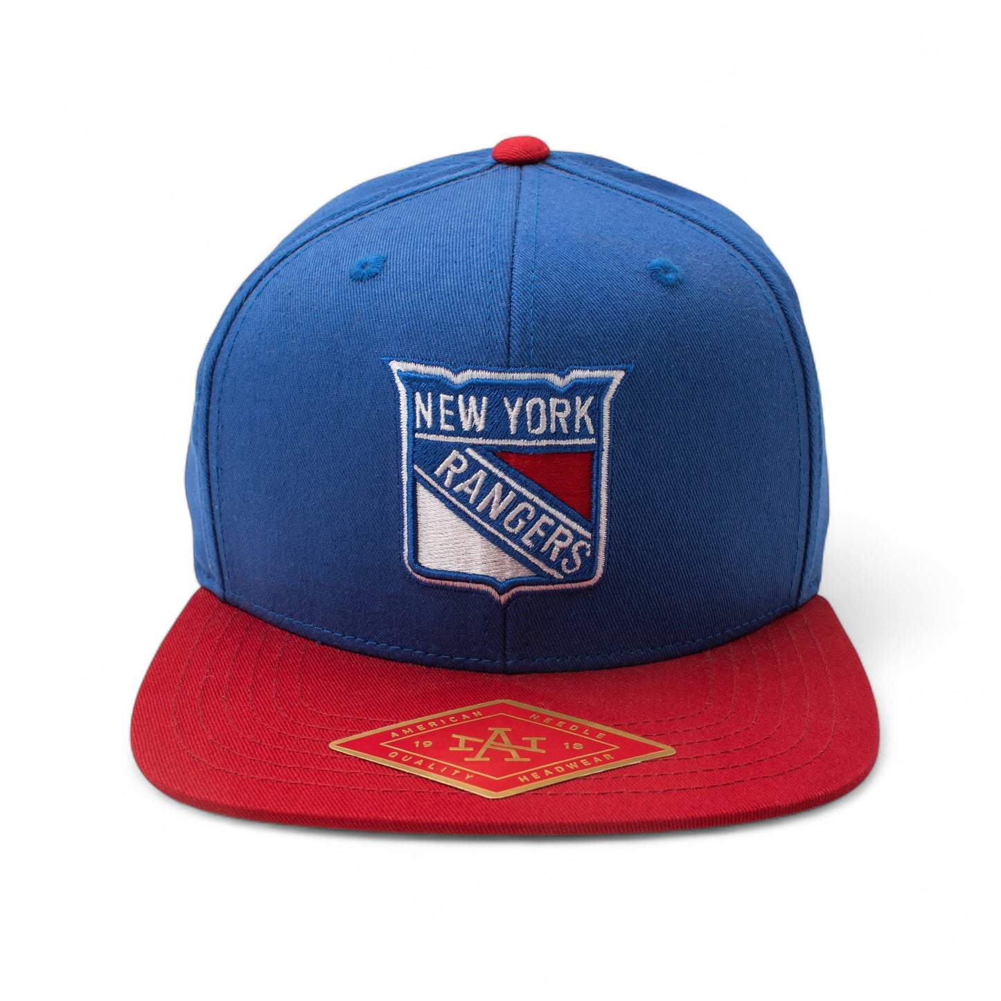 New York Rangers Hats: Royal Blue/Red Flat Bill Snapback Hat | NHL