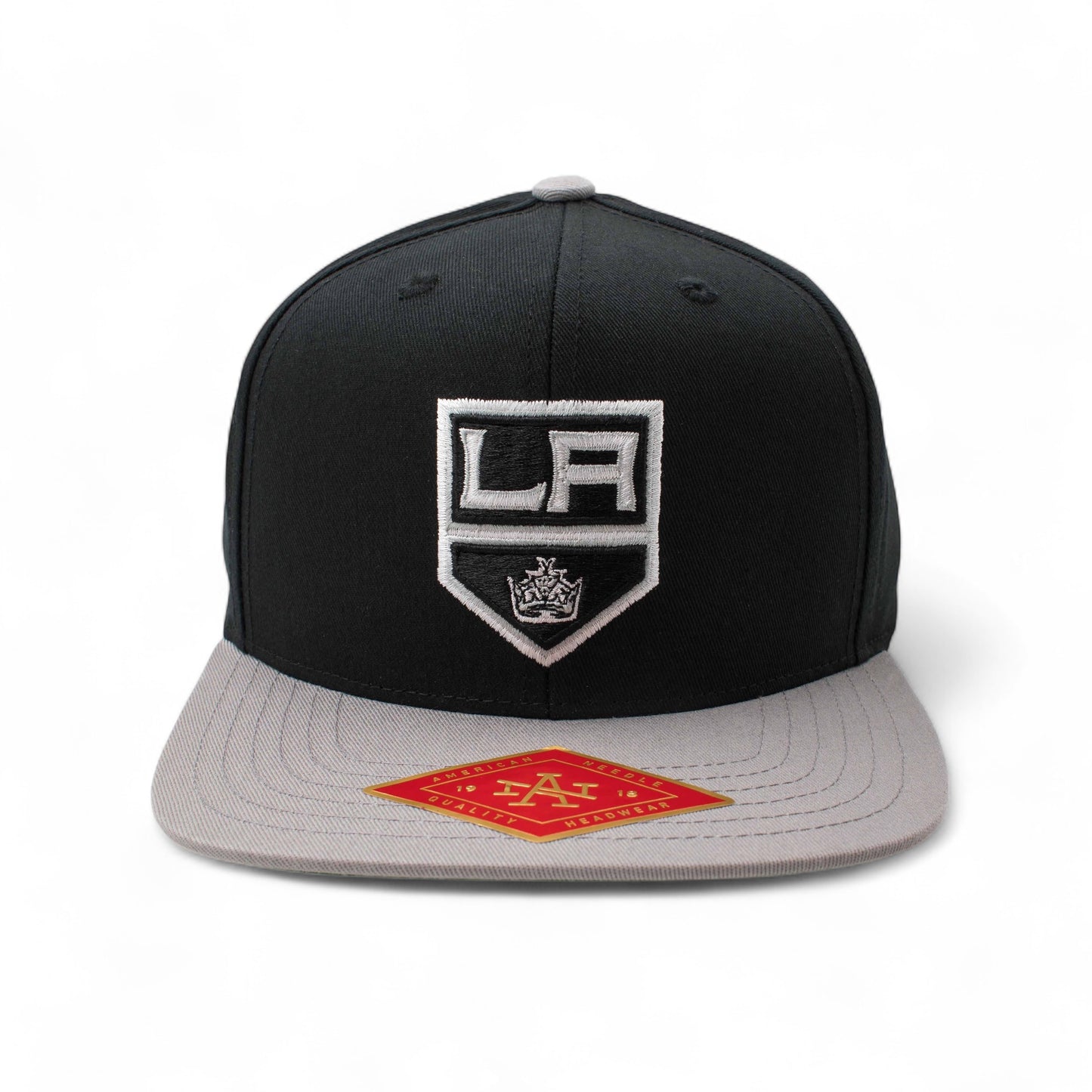 Los Angeles Kings Hat: Black/Grey Snapback Flat Bill | NHL Hats