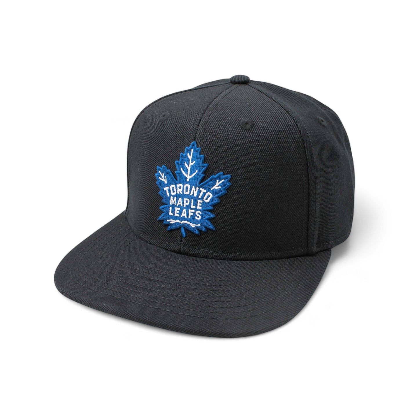 AMERICAN NEEDLE 400 Series NHL Team Hat, Toronto Maple Leafs, All Black