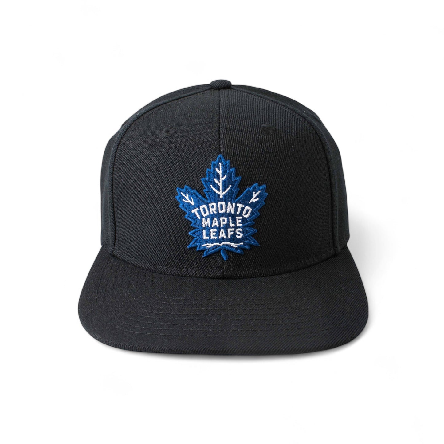 AMERICAN NEEDLE 400 Series NHL Team Hat, Toronto Maple Leafs, All Black