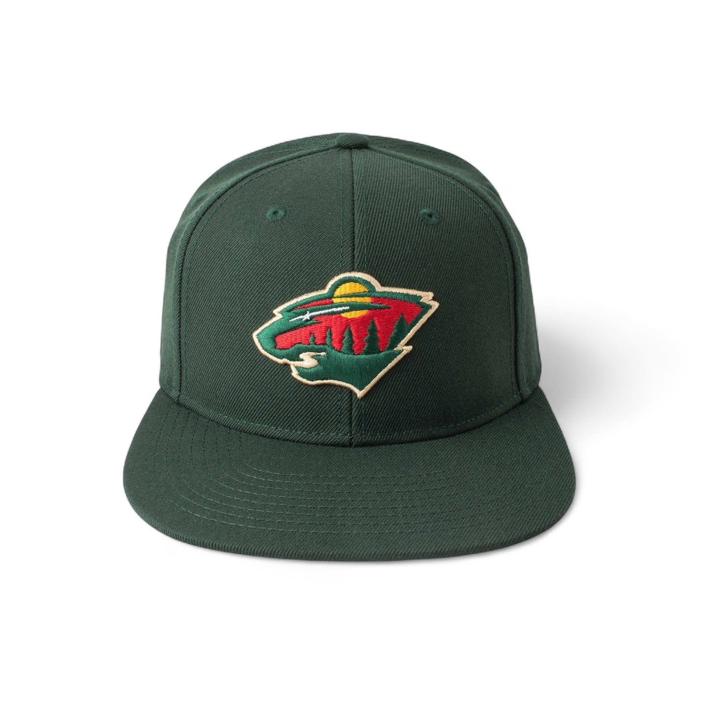 AMERICAN NEEDLE 400 Series NHL Team Hat, Minnesota Wild, Dark Green (400A1V-MNW)