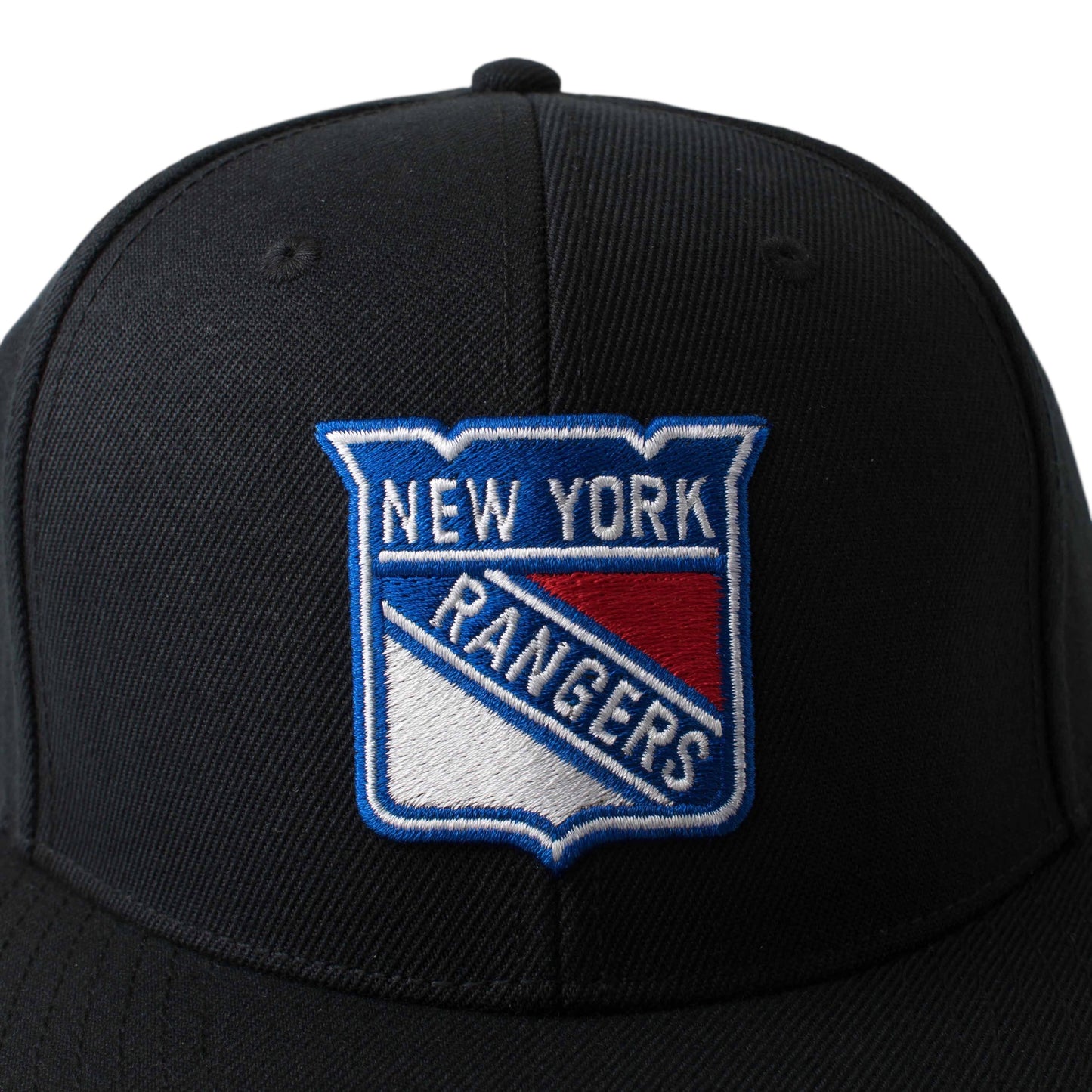 AMERICAN NEEDLE 400 Series NHL Team Hat, New York Rangers, All Black