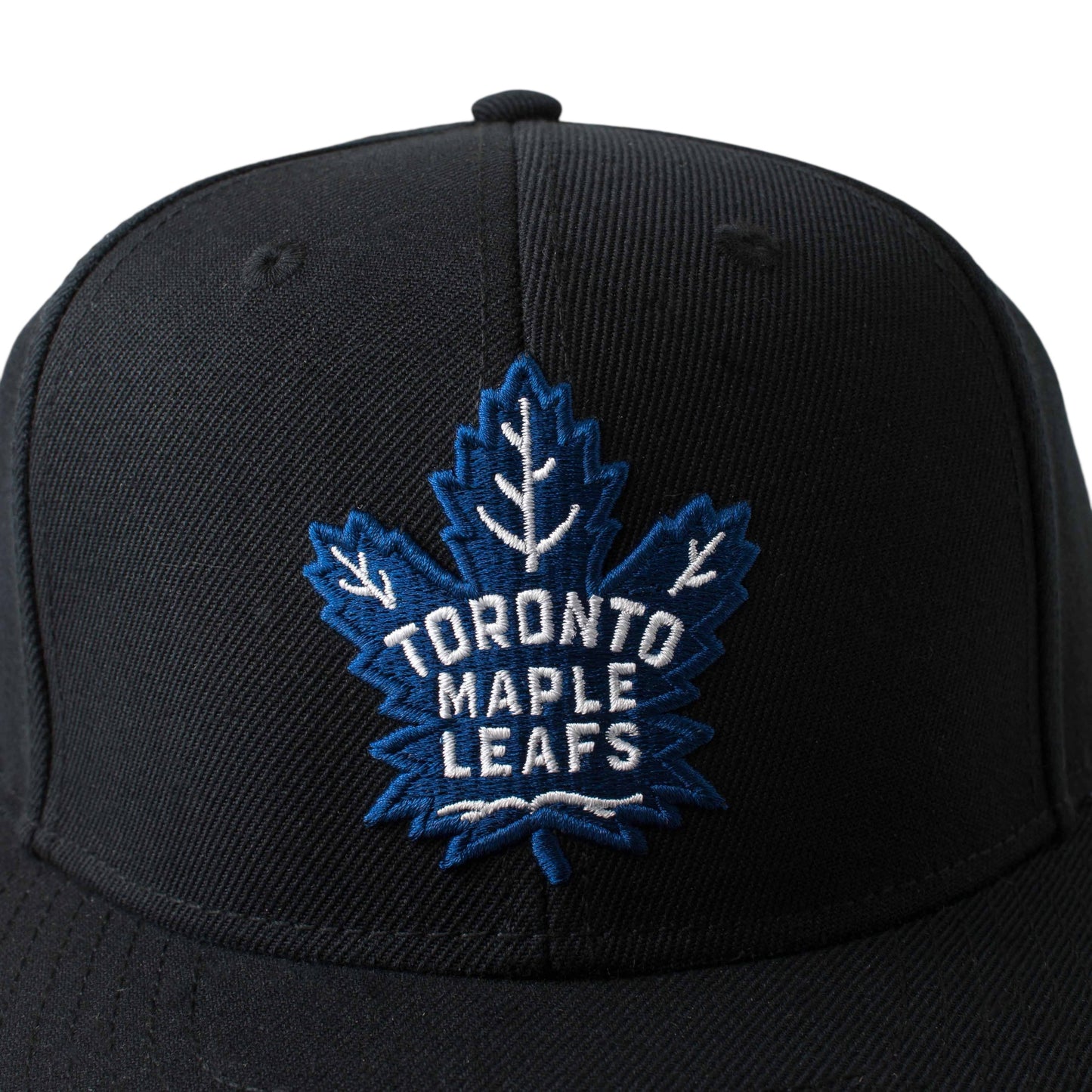 AMERICAN NEEDLE 400 Series NHL Team Hat, Toronto Maple Leafs, All Black