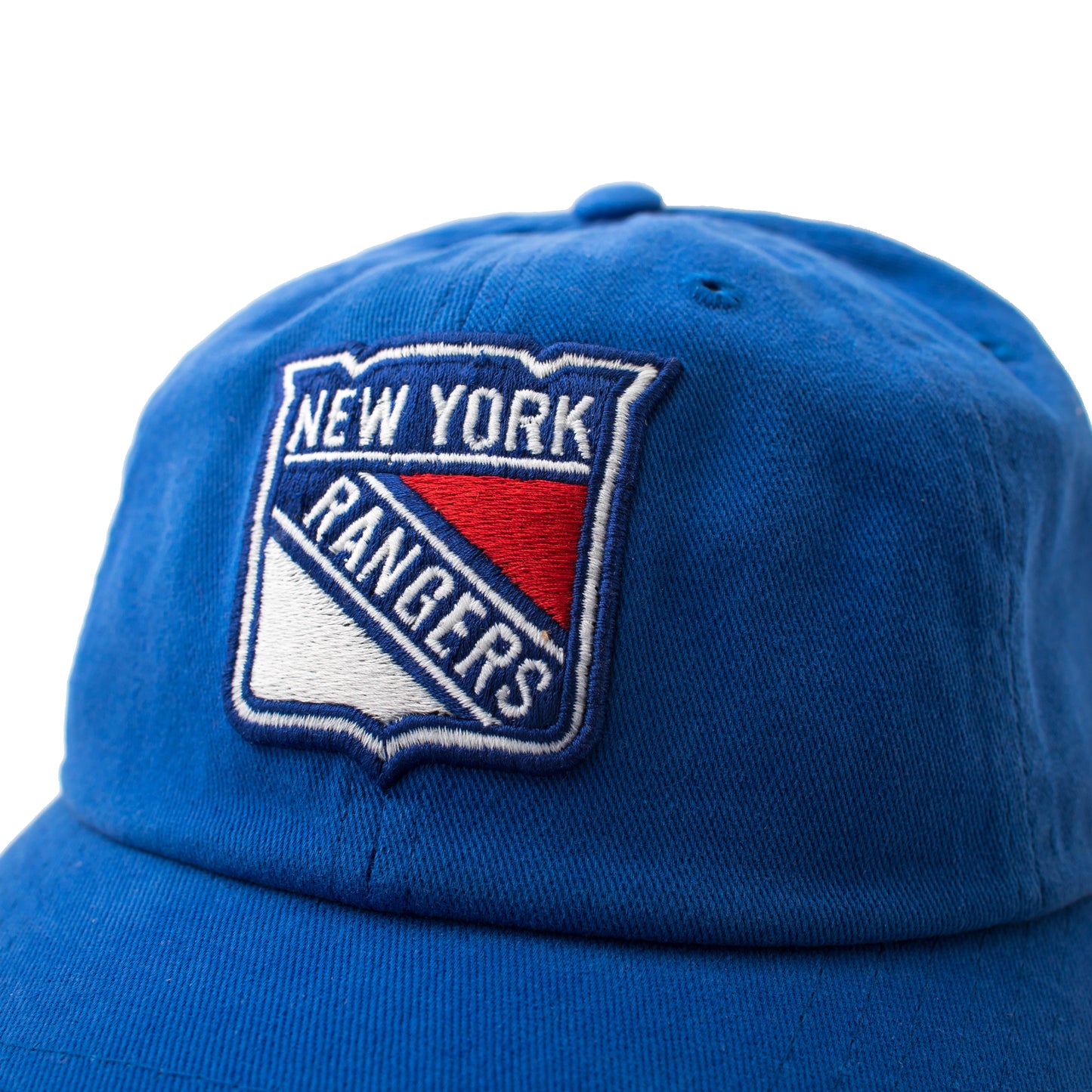 New York Rangers Hats: Faded Blue Snapback Dad Hat | NHL