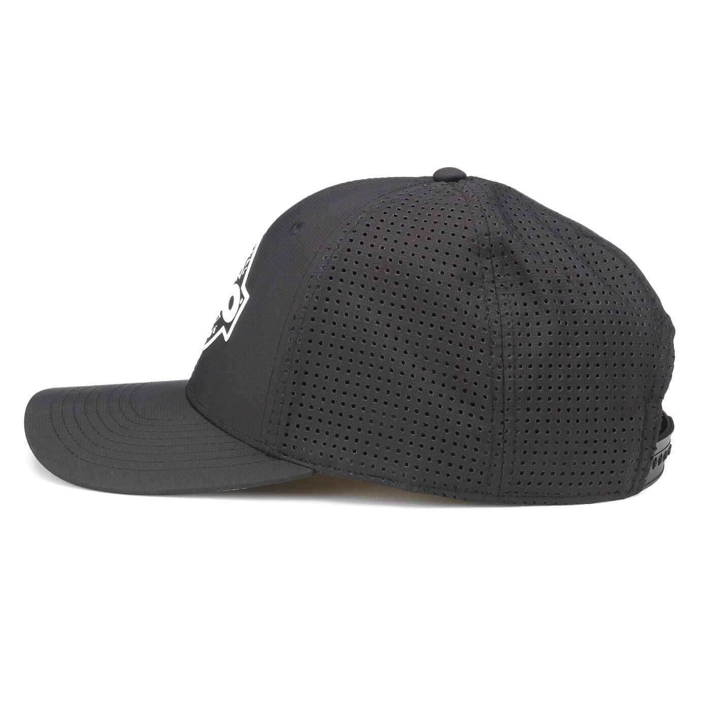 TKO Strength & Performance Hats: Black/White Cooling Mesh PVC Patch Hat | Workout
