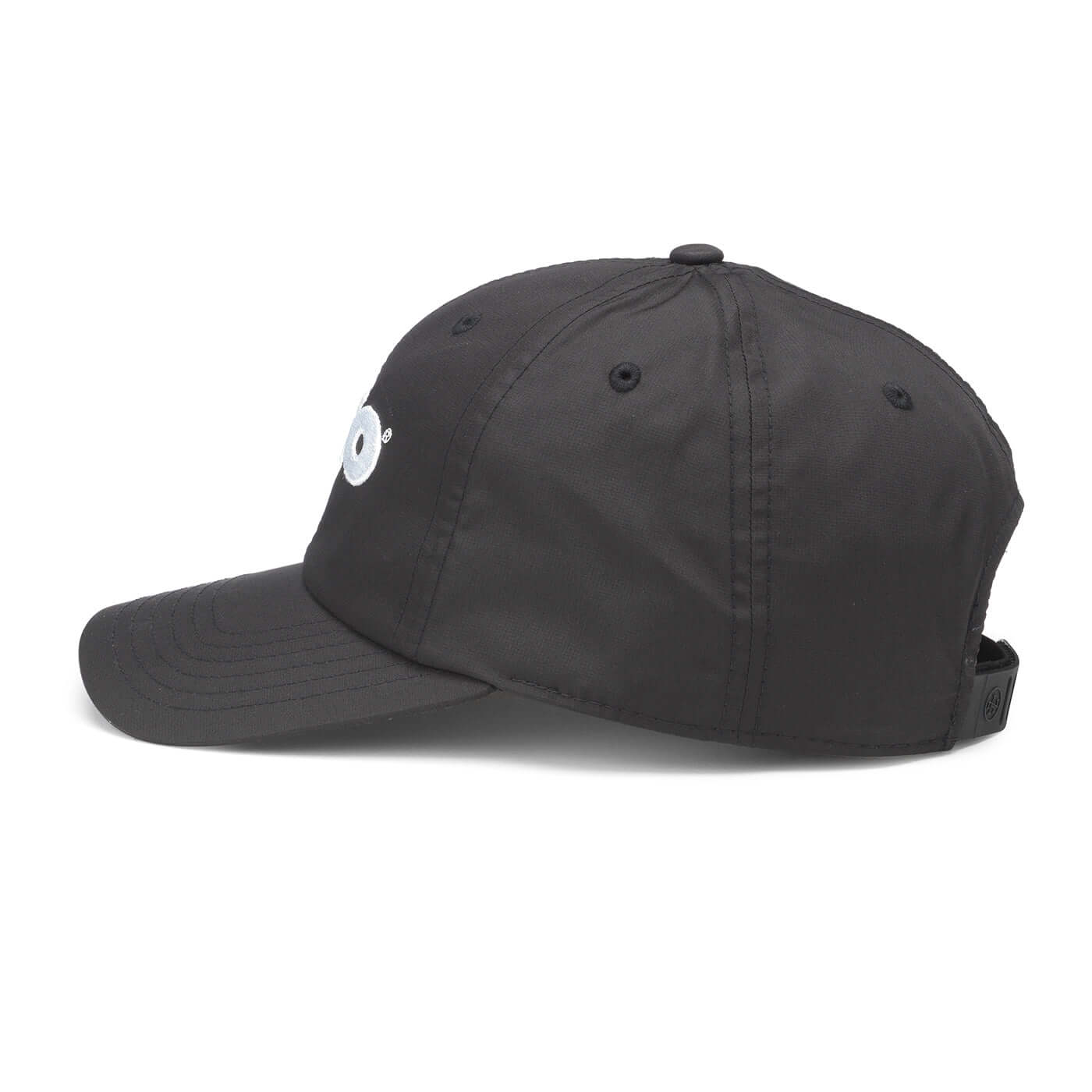 TKO Strength & Performance Hats: Black/White Logo Hat With Velcro Strap | Workout