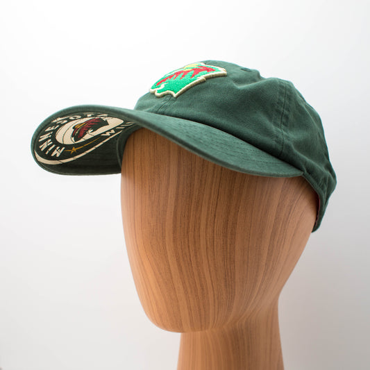 American NeedleNew Raglan NHL Team Adjustable Hat, Minnesota Wild, Green (36672A-MNW)