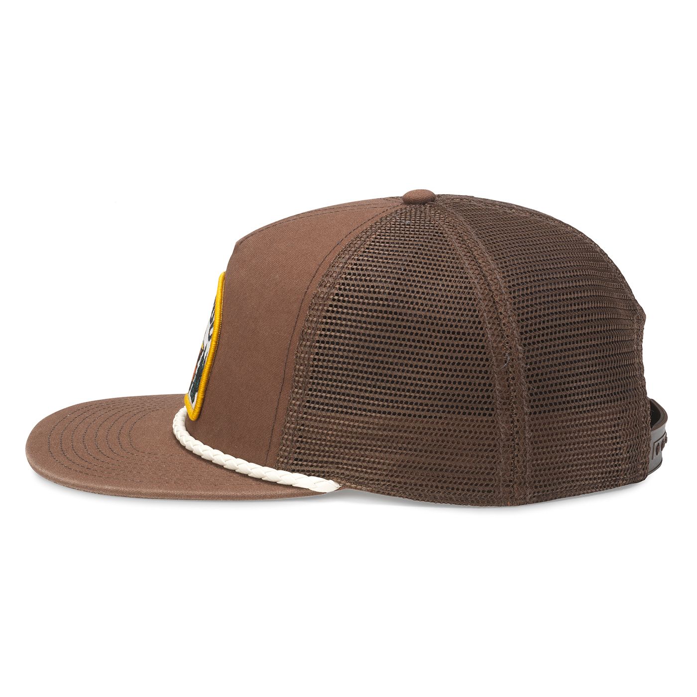 Smokey Bear Hat: Brown Snapback Rope Hat | Vintage Hats