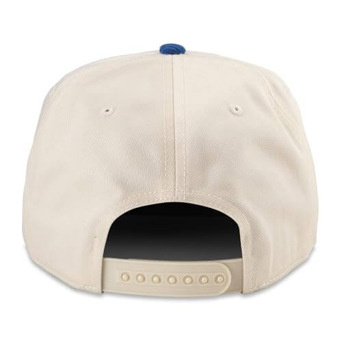 AMERICAN NEEDLE Toronto Maple Leafs NHL Burnett Adjustable Snapback Baseball Hat, Cream/Royal (23020A-TML-CRRY)