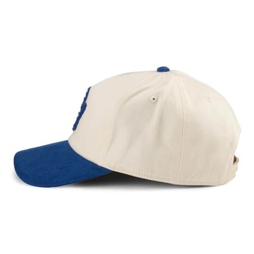 AMERICAN NEEDLE Toronto Maple Leafs NHL Burnett Adjustable Snapback Baseball Hat, Cream/Royal (23020A-TML-CRRY)