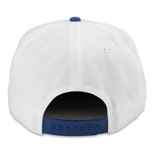 AMERICAN NEEDLE Toronto Maple Leafs NHL Roscoe Adjustable Snapback Baseball Hat, White/Royal (23008A-TML-WHRY)