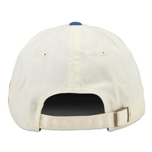 AMERICAN NEEDLE United Slouch NHL Team Casual Dad Hat New York Islanders, Ivory/Royal (43572A-NYI)