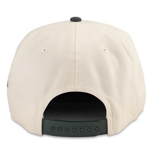 AMERICAN NEEDLE Minnesota Wild NHL Roscoe Adjustable Snapback Baseball Hat, Cream/Dark Green (23008A-MNW-CRDG)