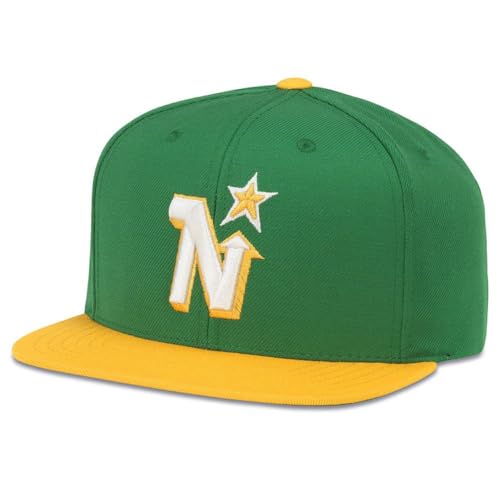 AMERICAN NEEDLE 400 Series NHL Team Hat, Minnesota North Stars, Kelly Green (400A1V-MNN)