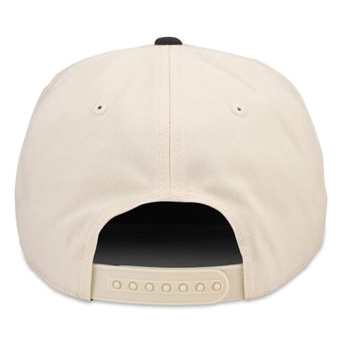 AMERICAN NEEDLE Chicago Blackhawks NHL Burnett Adjustable Snapback Baseball Hat, Cream/Black (23020A-CBH-CRBK)
