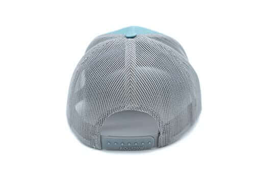 HGP Mountain Skyline Smoke Blue/Aluminum Snapback Trucker Hat 2