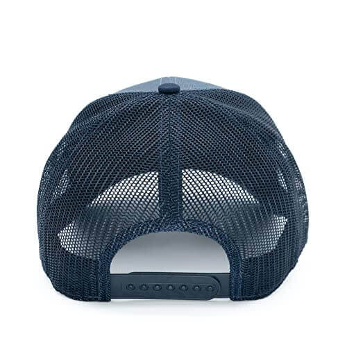Ford Bronco Hat: Navy Steel Blue Snapback Trucker Hat back