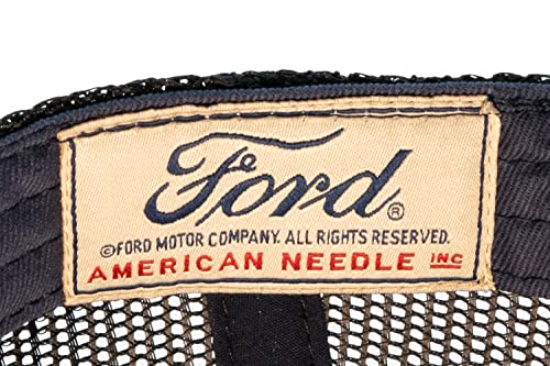 Ford Bronco Hats: White/Navy Snapback Trucker Hat | Vintage Tag 2
