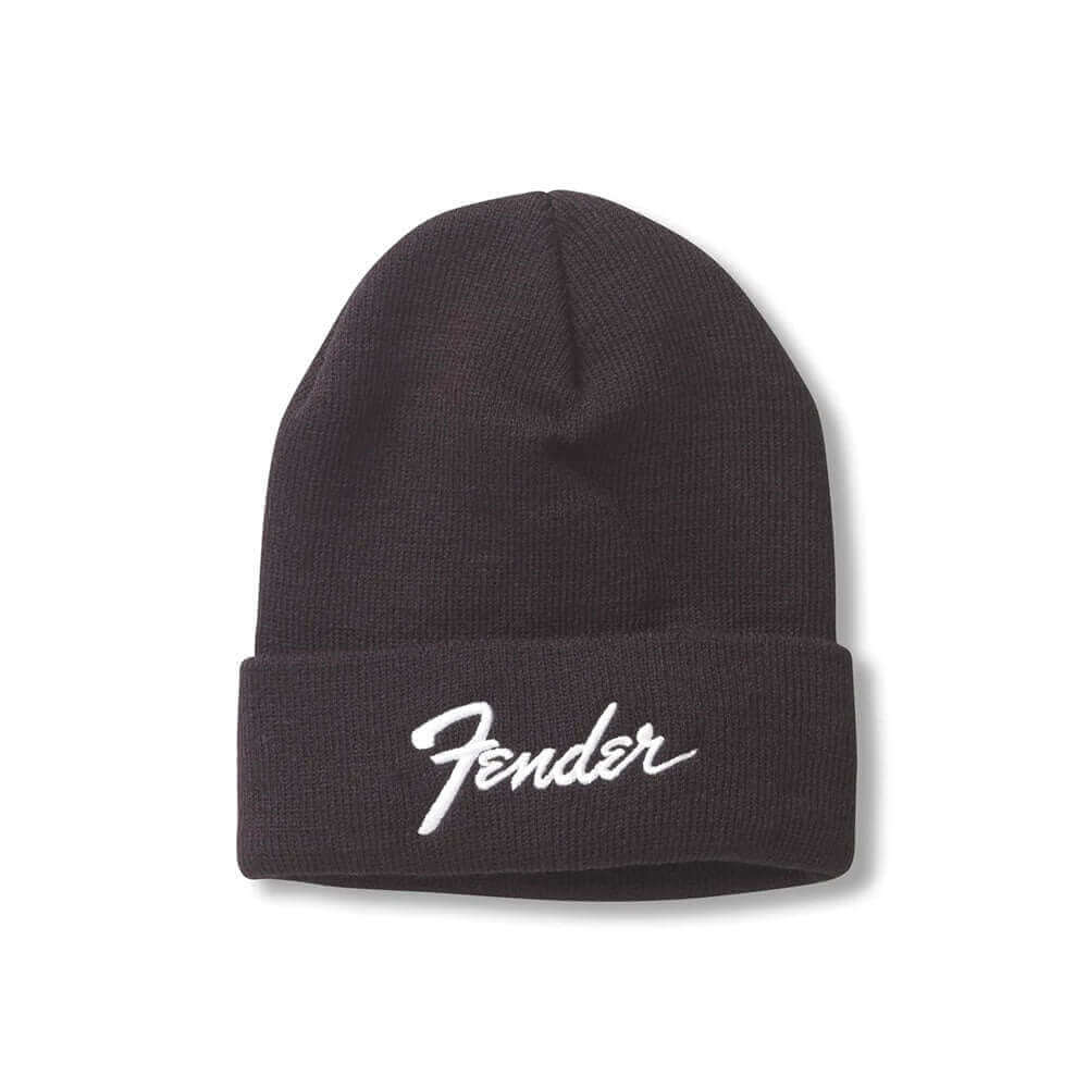 Fender Guitars Beanies Black Cuffed Knit Beanie Outerwear